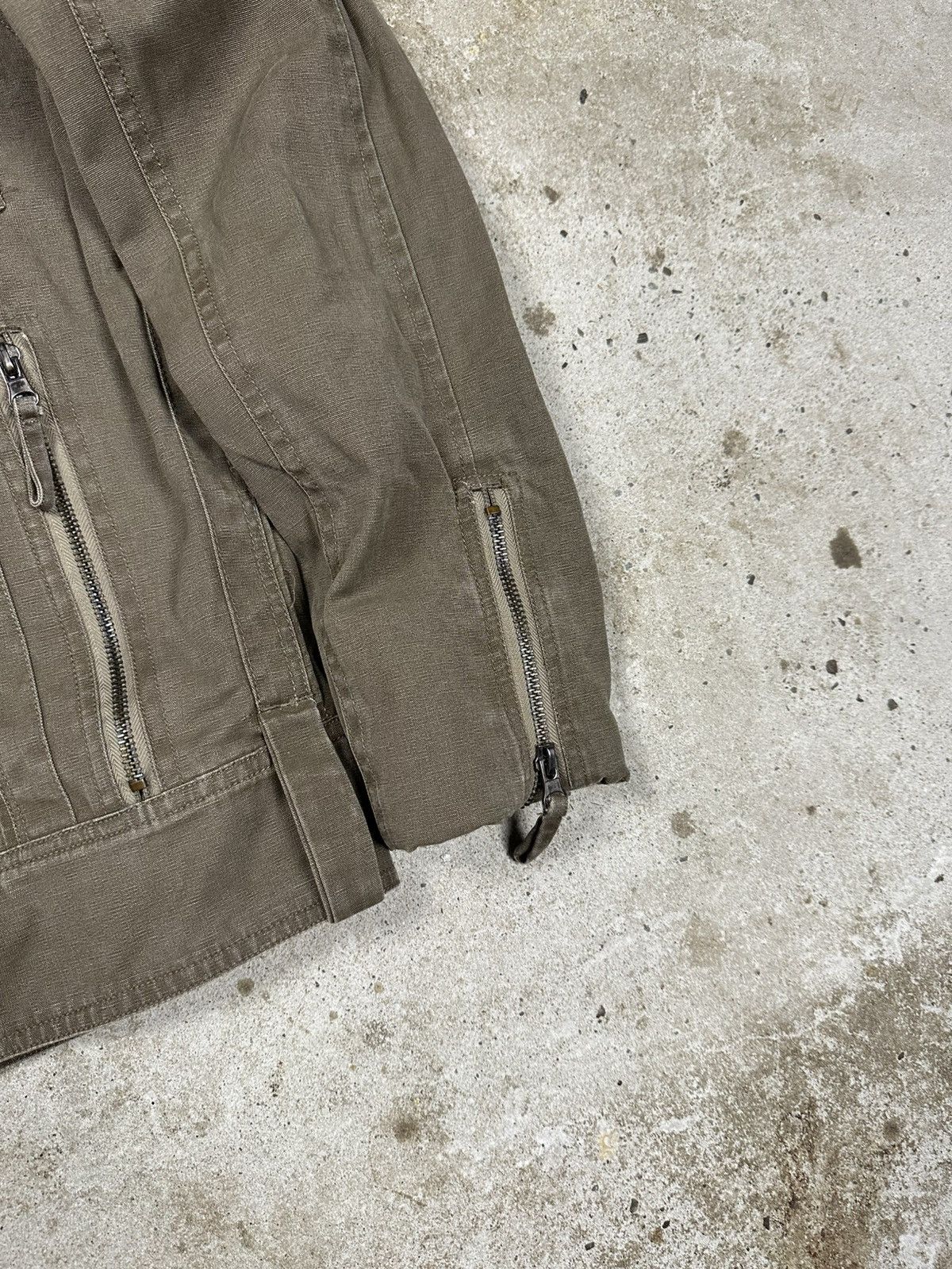 Vintage Vintage Y2K Brown Utility Army Military Style Jacket usa 90s Size US M / EU 48-50 / 2 - 5 Thumbnail