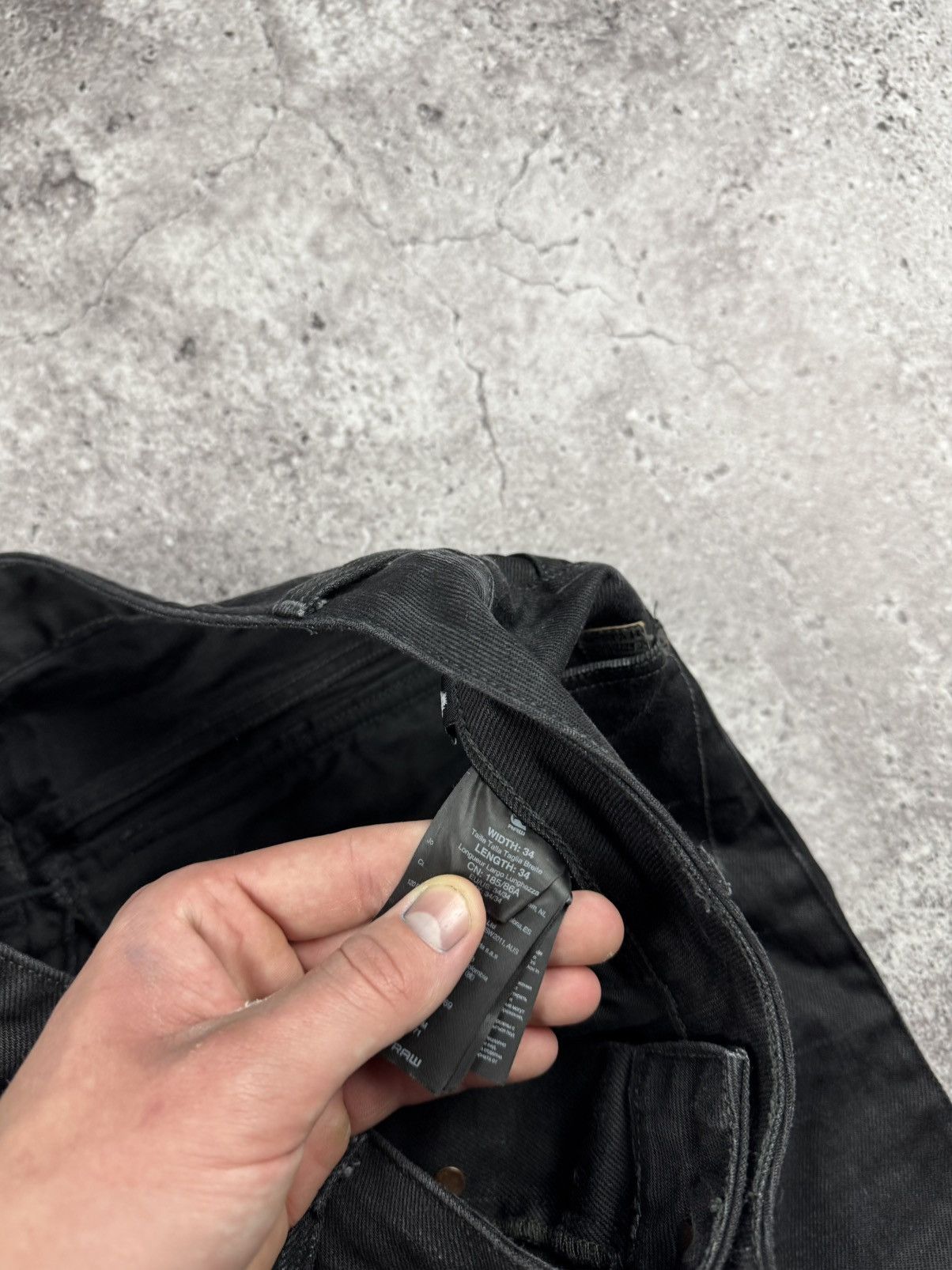 G-Star AVANT GARDE G STAR JUNYA WATANABE WASHED JAPANESSE JEANS Y2K Size US 34 / EU 50 - 5 Thumbnail