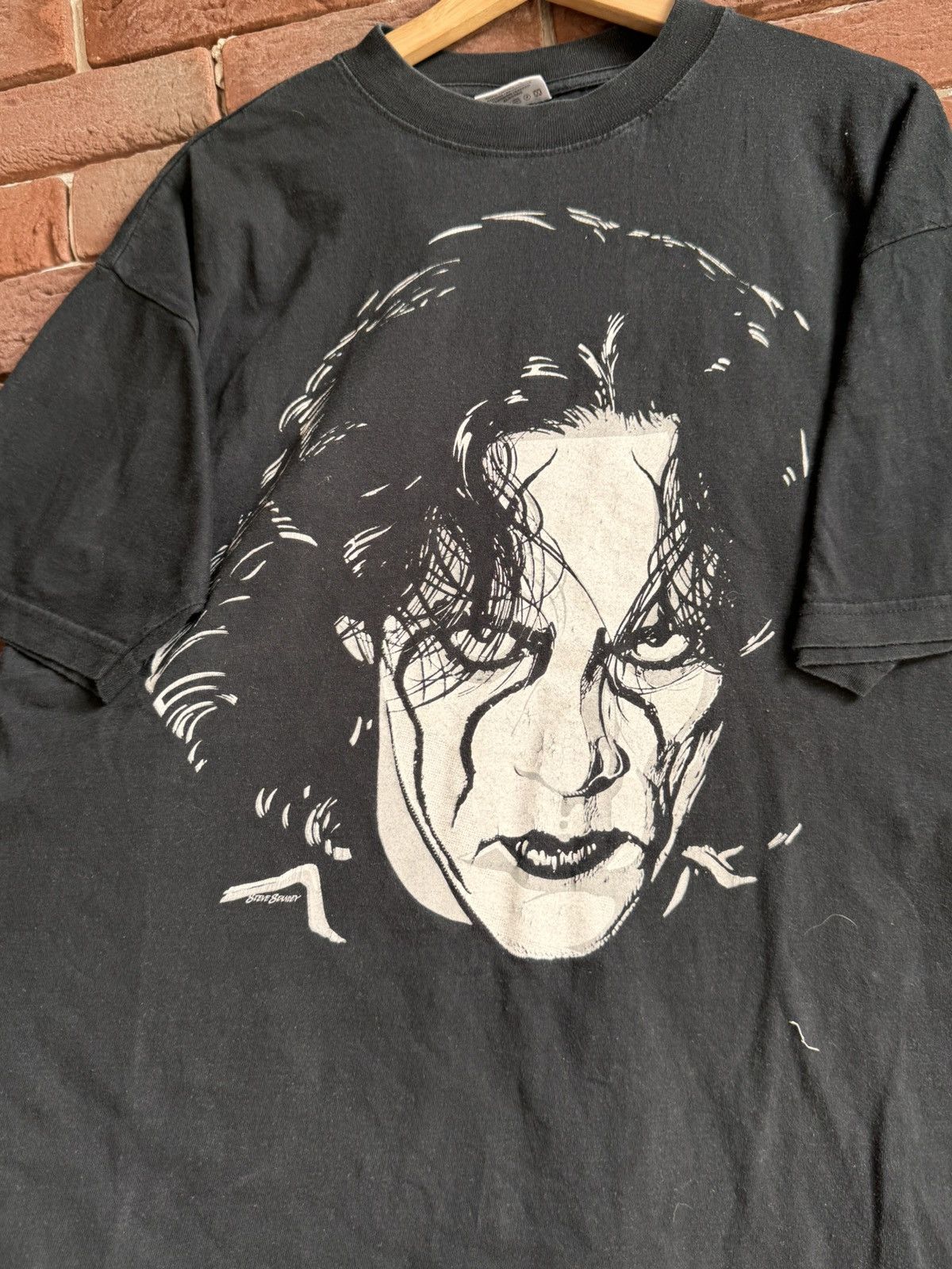 Vintage Vintage 90s WCW STING SCORPION Grail 90s XL hype black Tee Size US XL / EU 56 / 4 - 4 Thumbnail