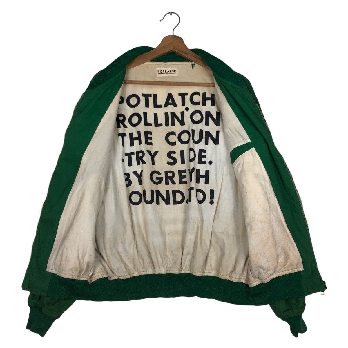 Hysteric Glamour 📌Riot Riot Vintage Bomber Jacket Full Patches Potlatch Size US M / EU 48-50 / 2 - 16 Thumbnail