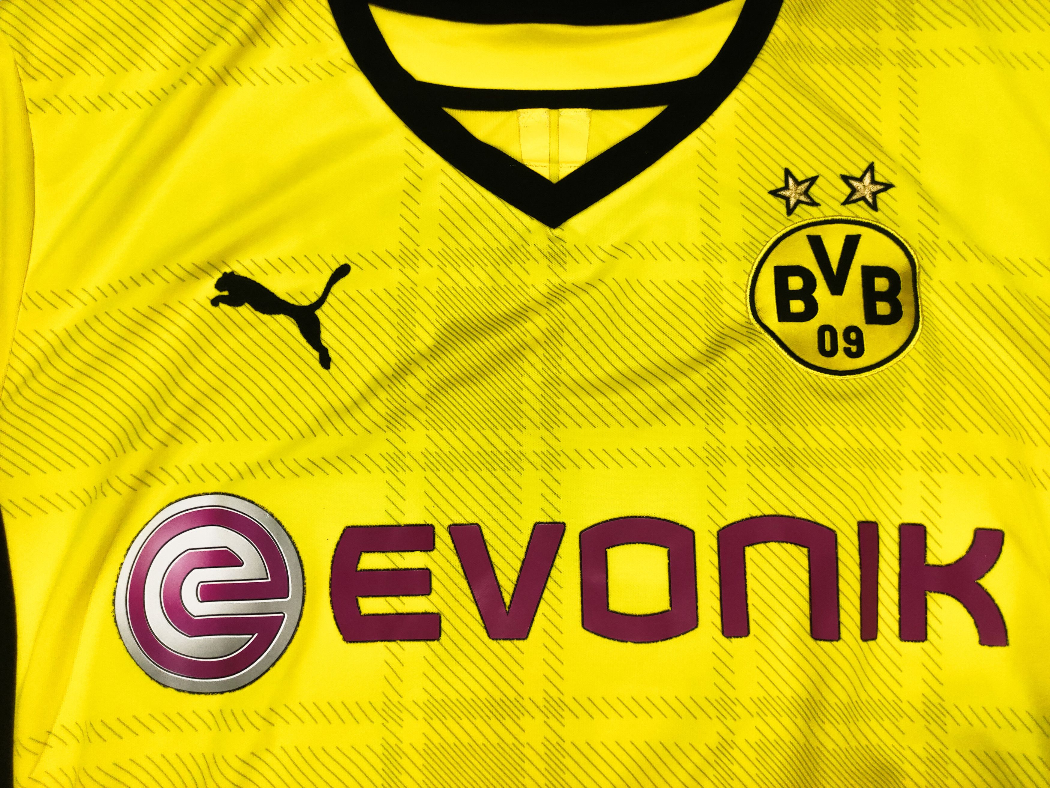 Puma Lewandowski #9 Borussia Dortmund 2013 2014 Puma Home Shirt Size US XL / EU 56 / 4 - 10 Thumbnail