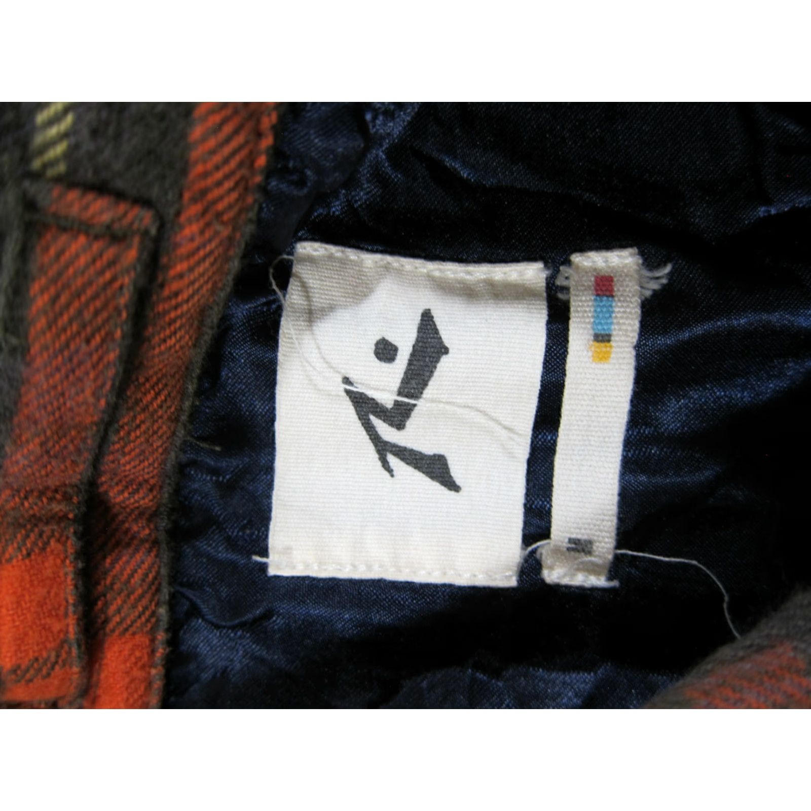 Rusty Rusty Shirt Button-Down Plaid Long Sleeve 100% Cotton Men M Green Orange Blue Collection Pocket Size US M / EU 48-50 / 2 - 3 Thumbnail