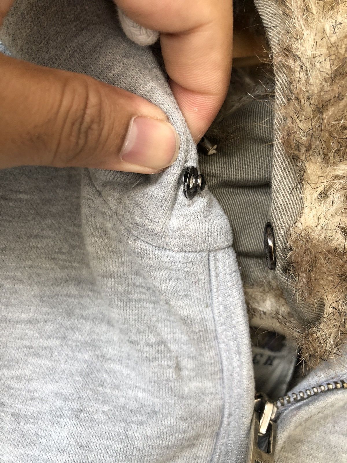 Abercrombie & Fitch Winter Punk Style Abercrombie Fur Sweat Crop Zipper Hoodie Size M / US 6-8 / IT 42-44 - 8 Thumbnail