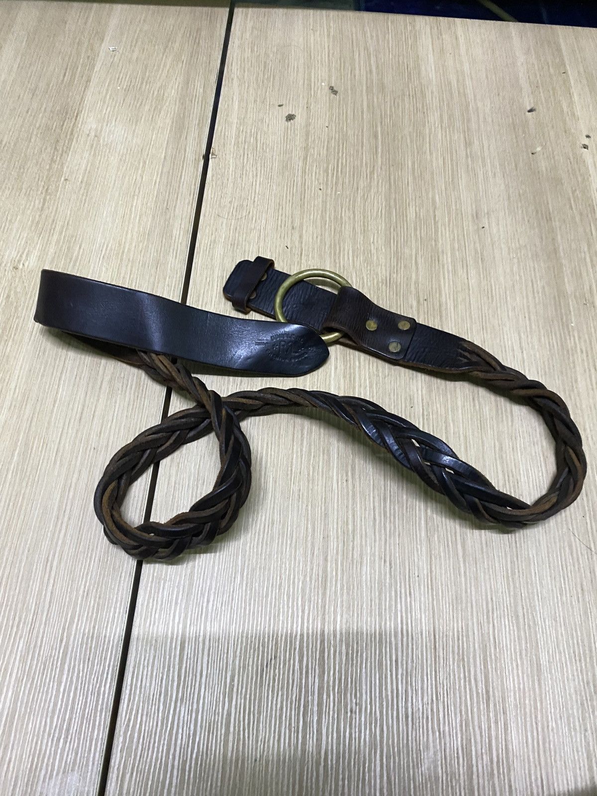 RRL Ralph Lauren RRL Double RL Ralph Lauren Leather Belt Size ONE SIZE - 8 Thumbnail