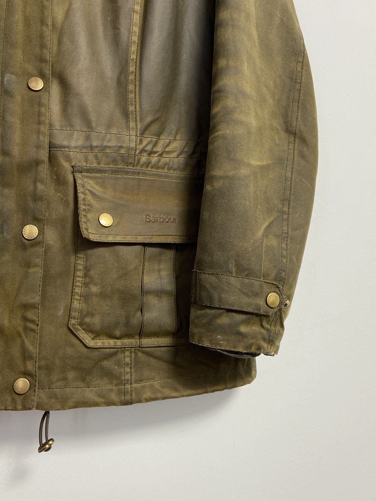 Barbour × Vintage Barbour Vintage waxed jacket Size L / US 10 / IT 46 - 4 Thumbnail
