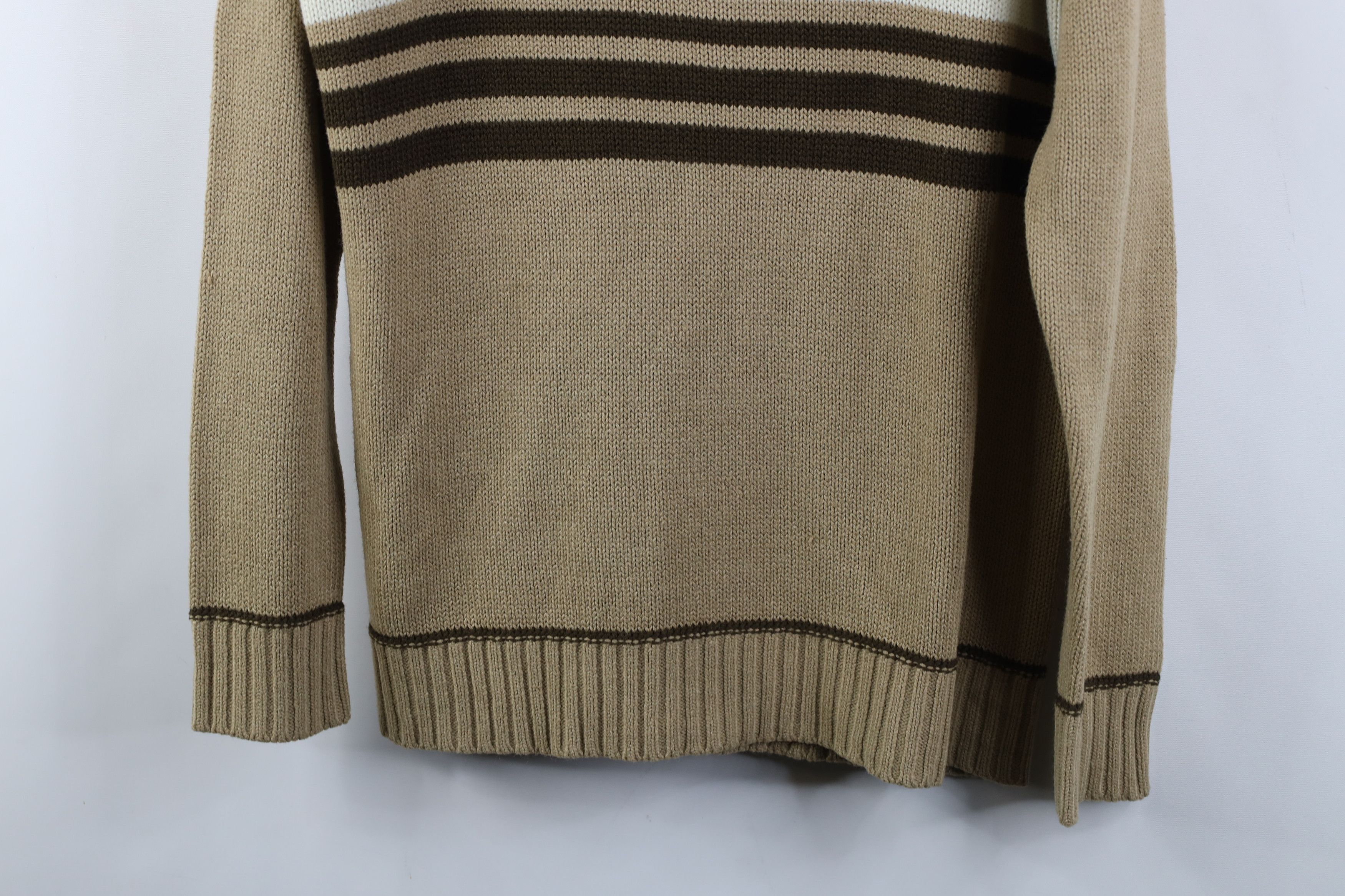 Vintage Vintage 90s Y2K Streetwear Knit Half Zip Pullover Sweater Size US M / EU 48-50 / 2 - 3 Thumbnail