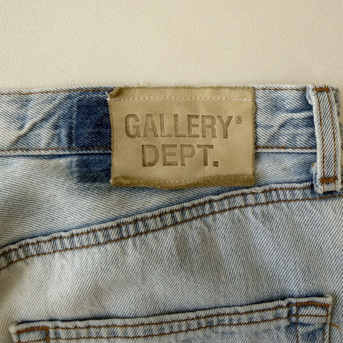 Gallery Dept. Ken 5001 Reworked Washed Blue Jeans Size US 34 / EU 50 - 19 Thumbnail