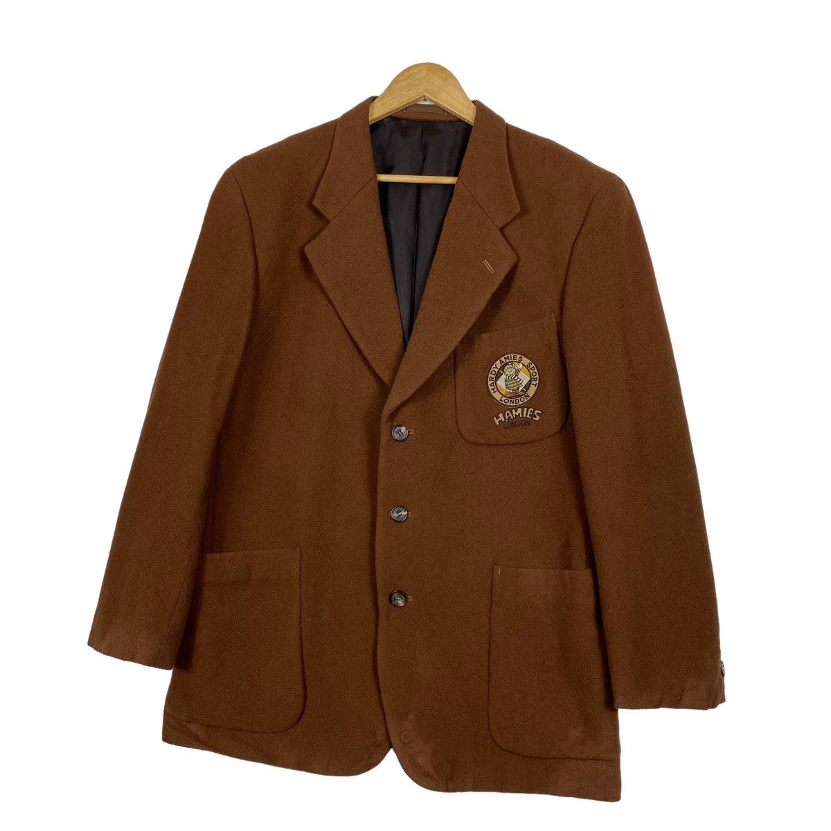 Hardy Amies Vintage Hardy Amies Button Coat Blazer Size US M / EU 48-50 / 2 - 2 Thumbnail