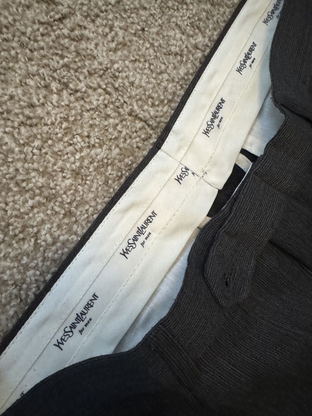 Yves Saint Laurent Yves Saint Laurent cuffed wool blend pants Size US 36 / EU 52 - 2 Thumbnail