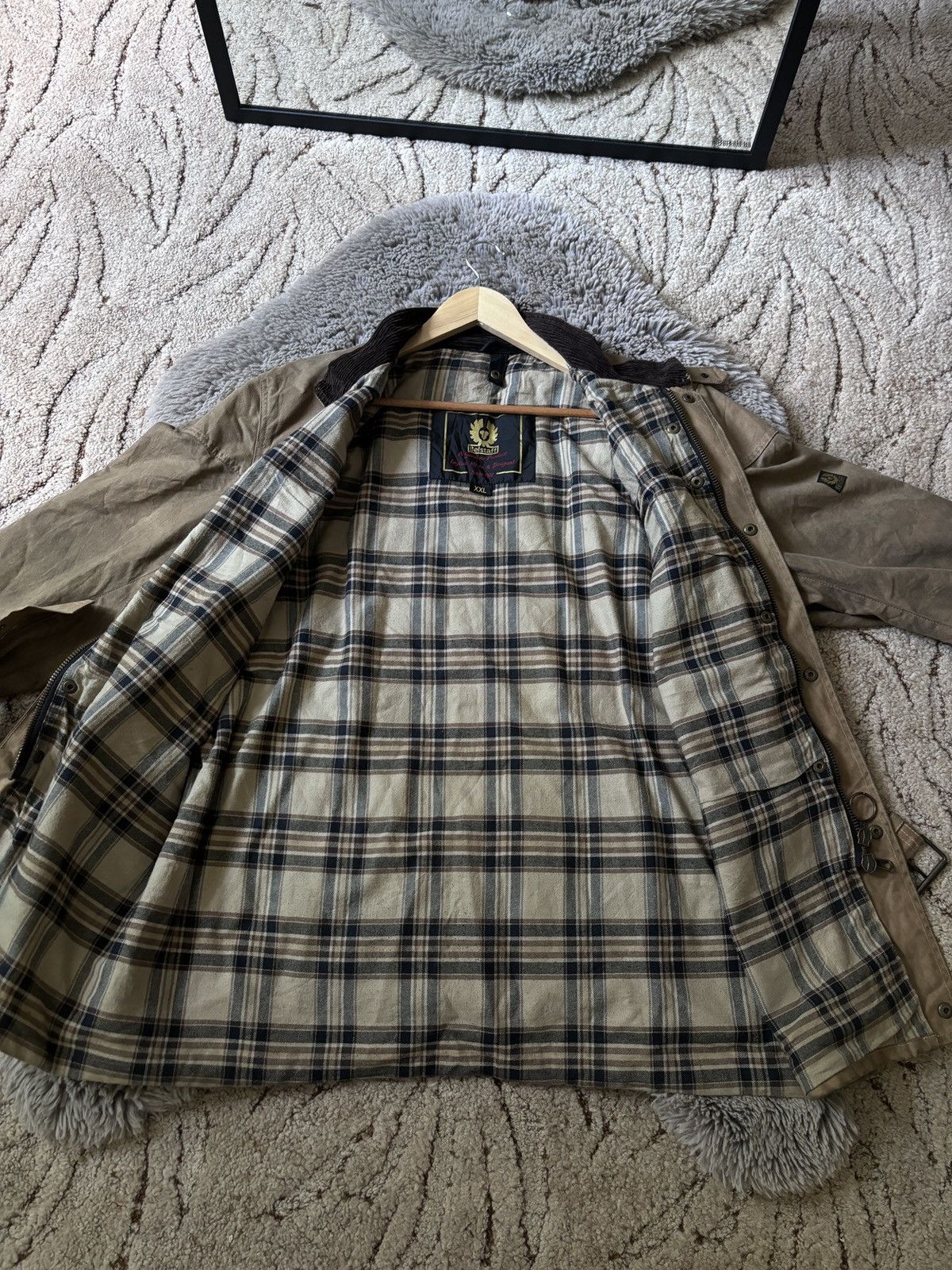 Belstaff × Vintage Belstaff jacket Vintage Gold Label Wax parka Size US XXL / EU 58 / 5 - 5 Thumbnail