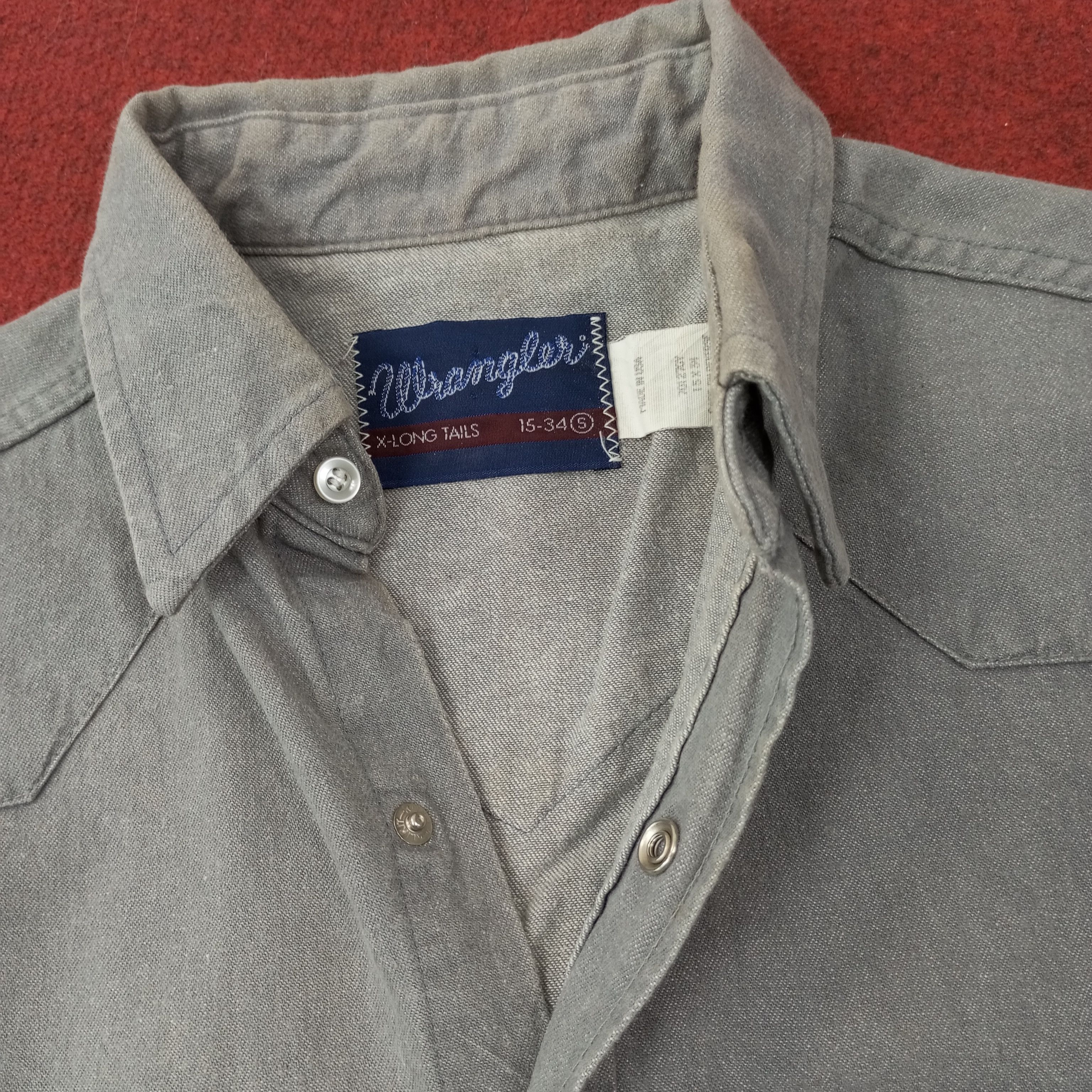 Wrangler Wrangler Classic Style Double Pocket Shirt c249n67 Size US S / EU 44-46 / 1 - 9 Thumbnail