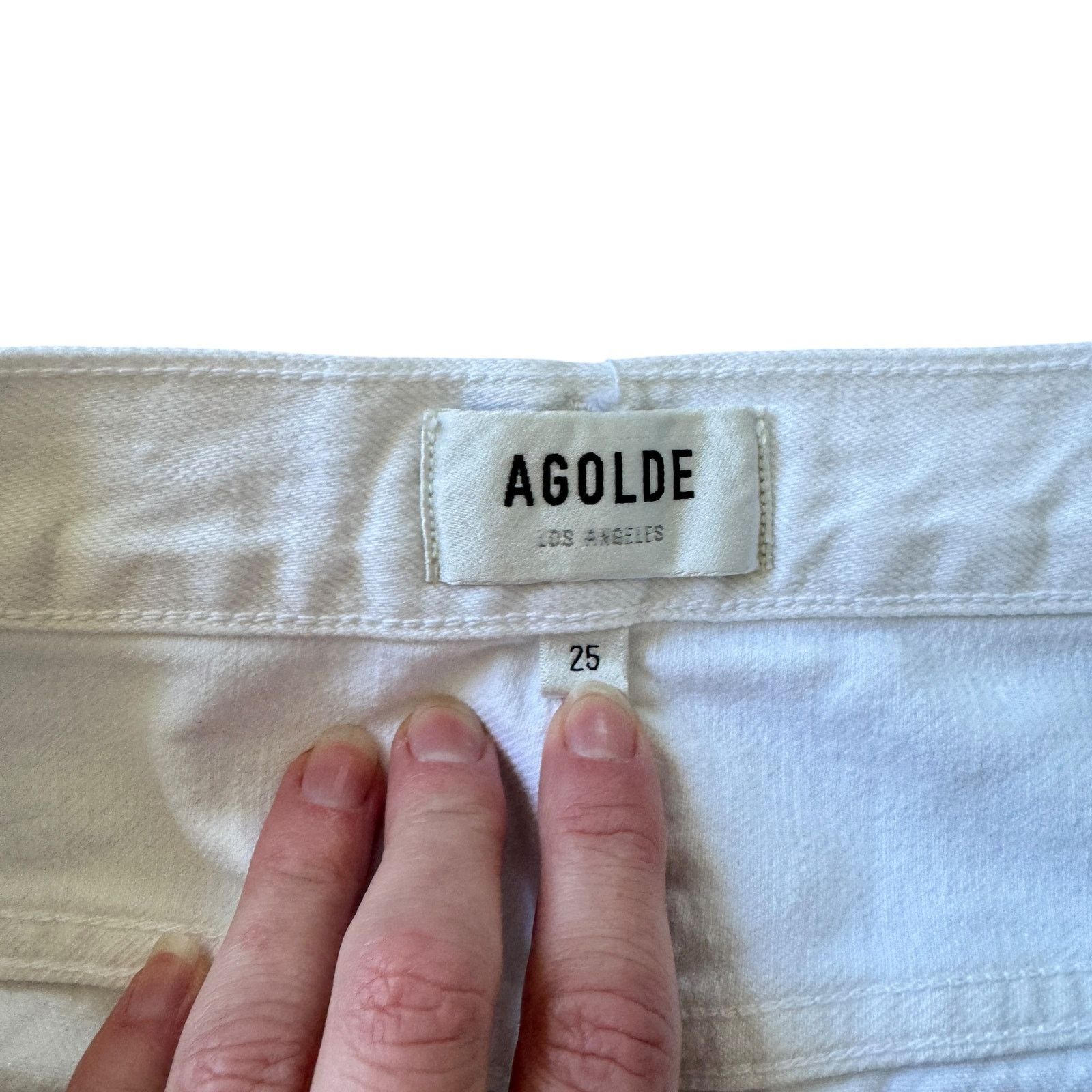 Agolde AGOLDE Cooper Cargo Jean Milkshake Wash Size 25" / US 0 / IT 36 - 6 Thumbnail