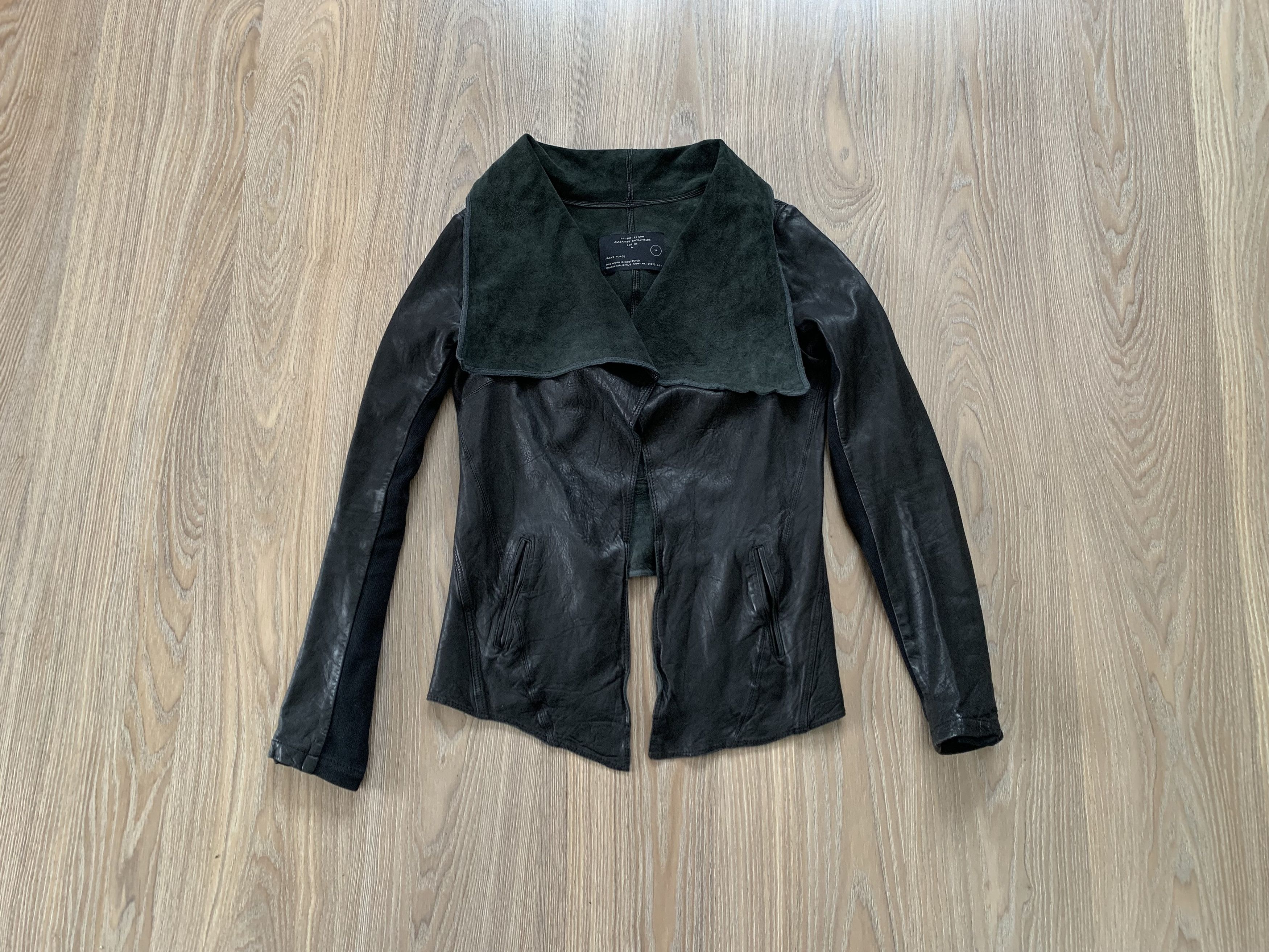 Allsaints Allsaints Waterfall Datya Leather Jacket Size M / US 6-8 / IT 42-44 - 1 Thumbnail