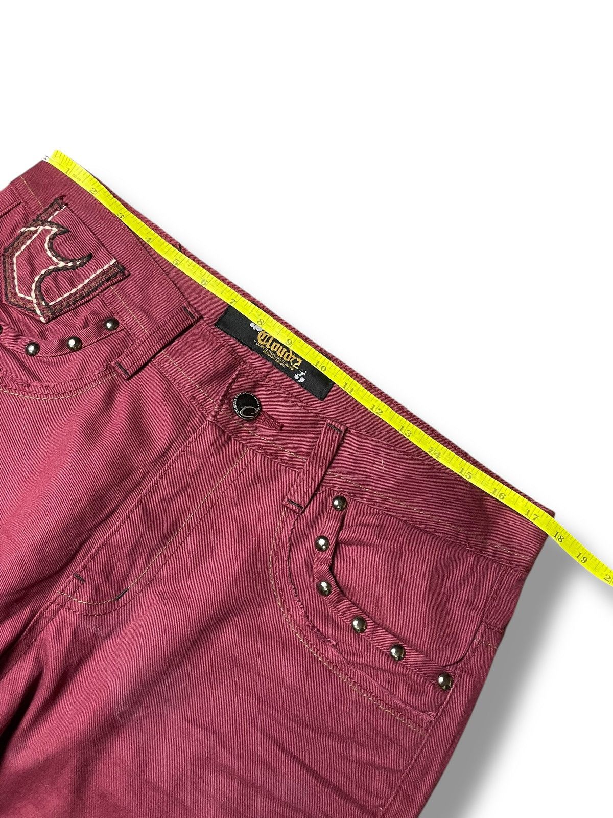 Japanese Brand × Vintage Vintage CLOUD72 Denim Embroidered Jeans (92) Size US 35 - 12 Thumbnail