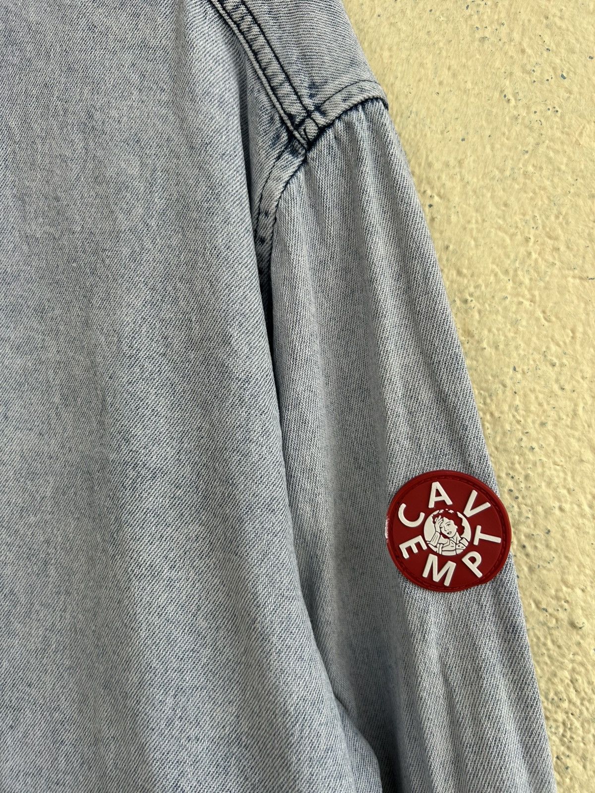 Cav Empt Cav Empt Buttons Up Denim Shirt Size US S / EU 44-46 / 1 - 3 Thumbnail
