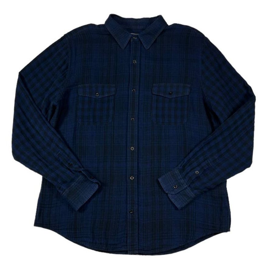 Vince Vince Blue Button Down Cotton Shirt | Size XL Size US XL / EU 56 / 4 - 1 Thumbnail