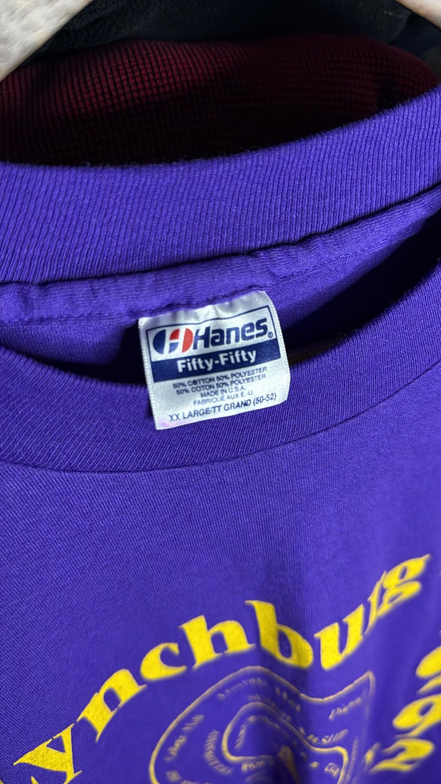 Hanes Vintage Lynchburg Day 1992 T-Shirt - 15th Anniversary Size US XXL / EU 58 / 5 - 3 Thumbnail