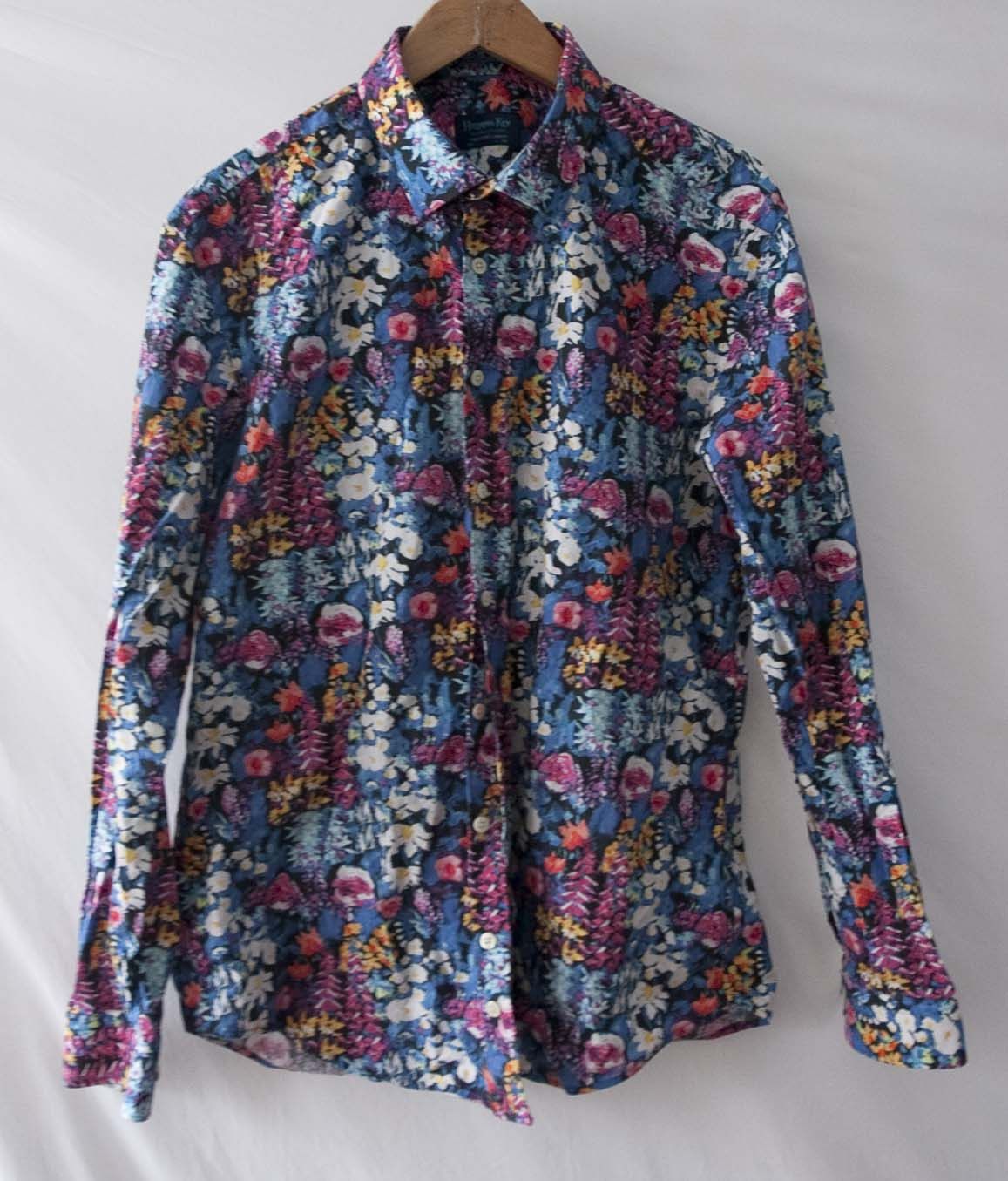 Hilditch & Key Hilditch & Key Shirt Size 16.5 / L Floral Size US L / EU 52-54 / 3 - 2 Thumbnail