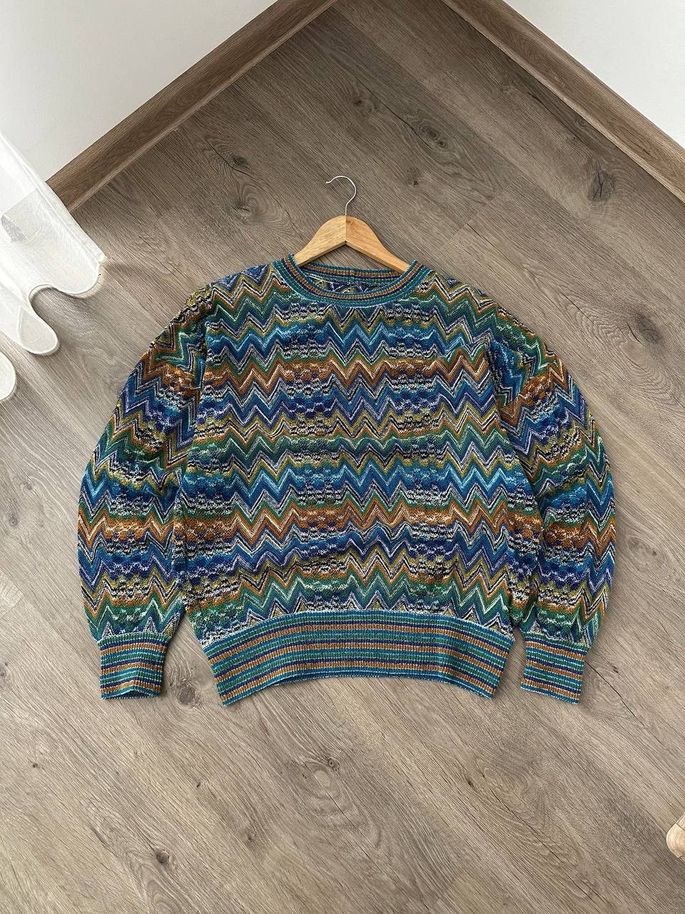 Missoni × Vintage Vintage Missoni Multicolour Pull International Sweater Size US L / EU 52-54 / 3 - 3 Thumbnail