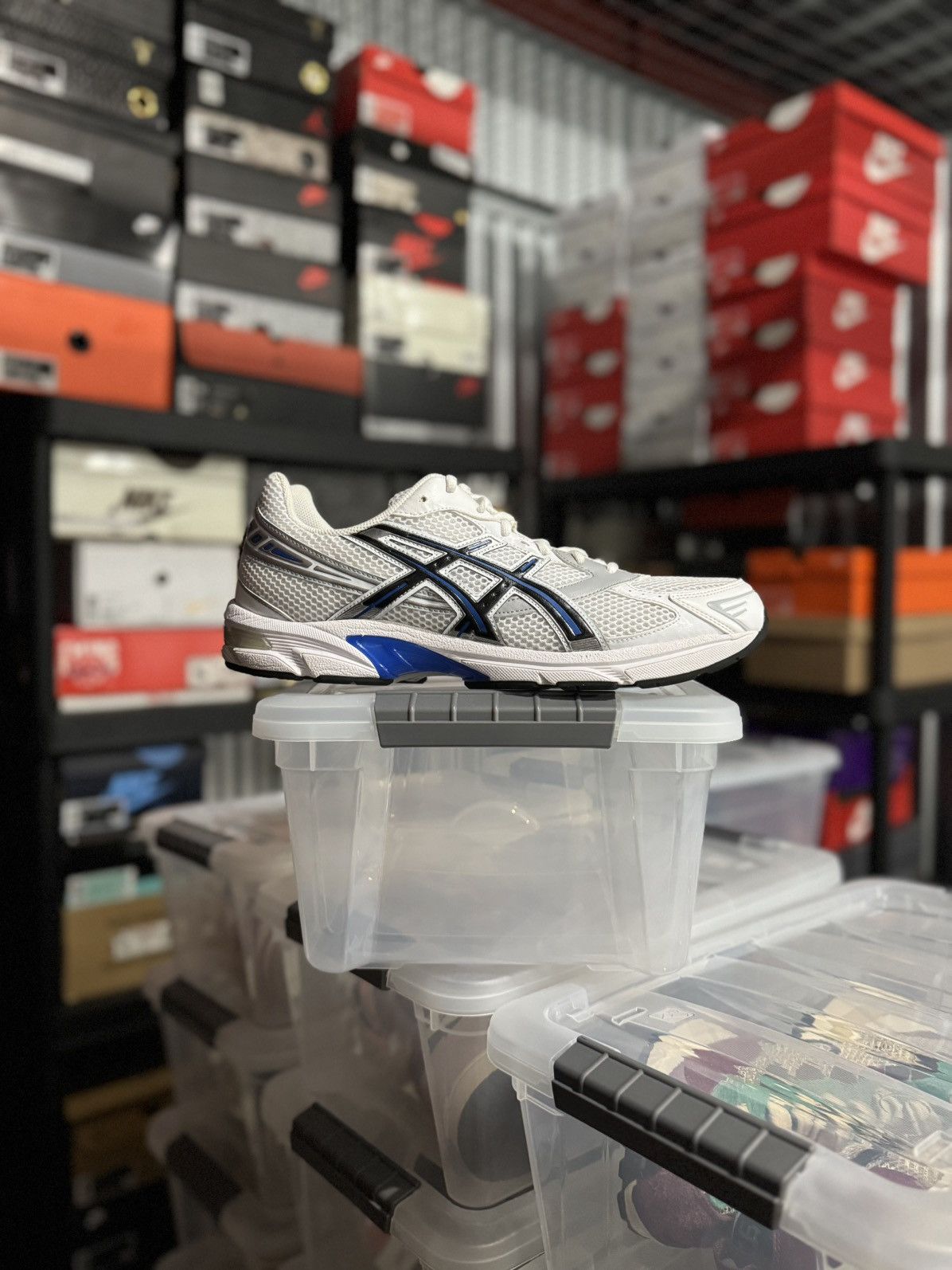 Asics Gel 1130 White Tuna Blue Size 13