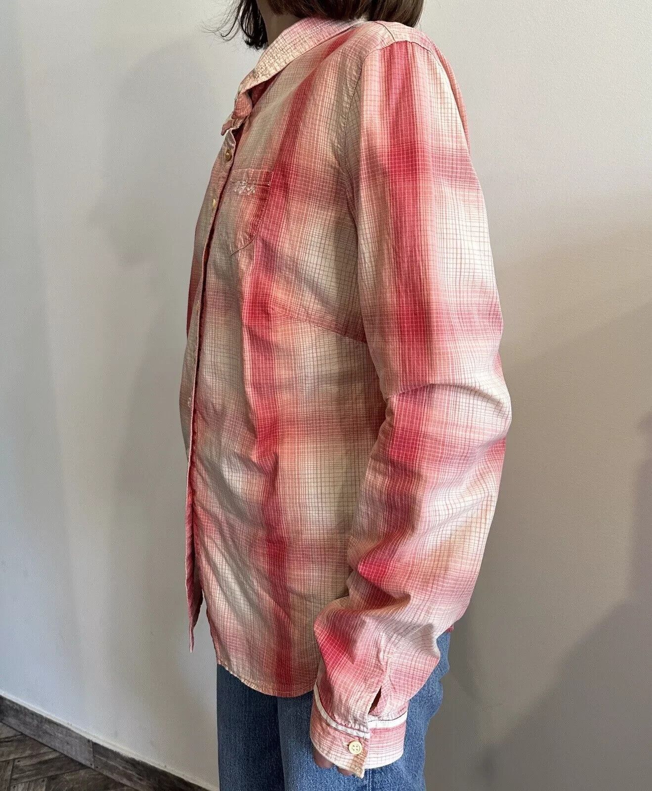 Marithe + Francois Girbaud Le Jeans Marithe Francois Girbaud Check Womens Shirt Button Size M / US 6-8 / IT 42-44 - 6 Thumbnail