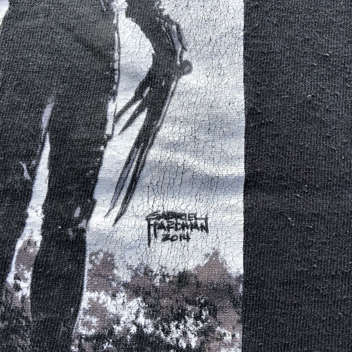 Vintage Vintage Thrashed Faded Edward Scissorhands Rare T Shirt Size US L / EU 52-54 / 3 - 5 Thumbnail