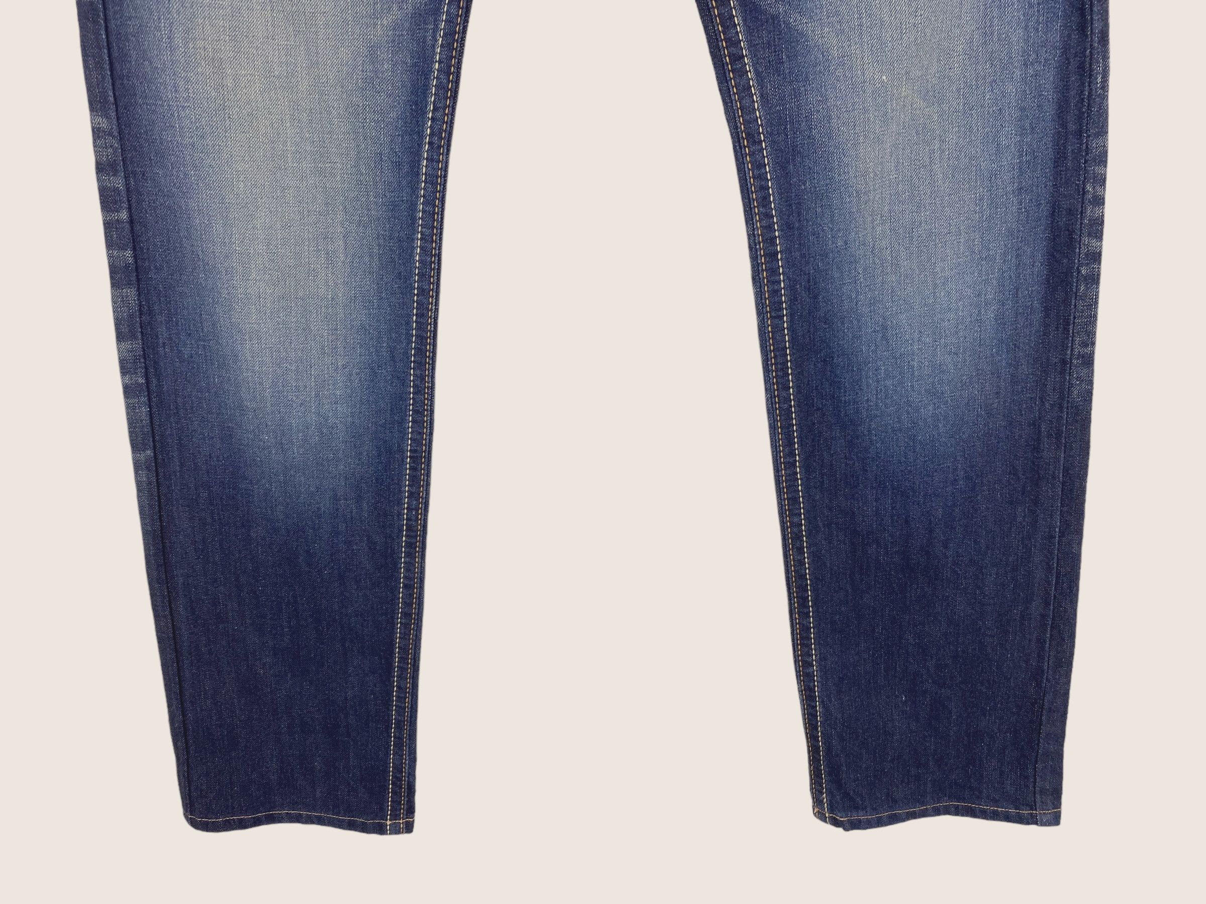Other Edwin Japan Distressed Denim Jeans - Straight Leg Vintage Size 28" / US 6 / IT 42 - 5 Thumbnail