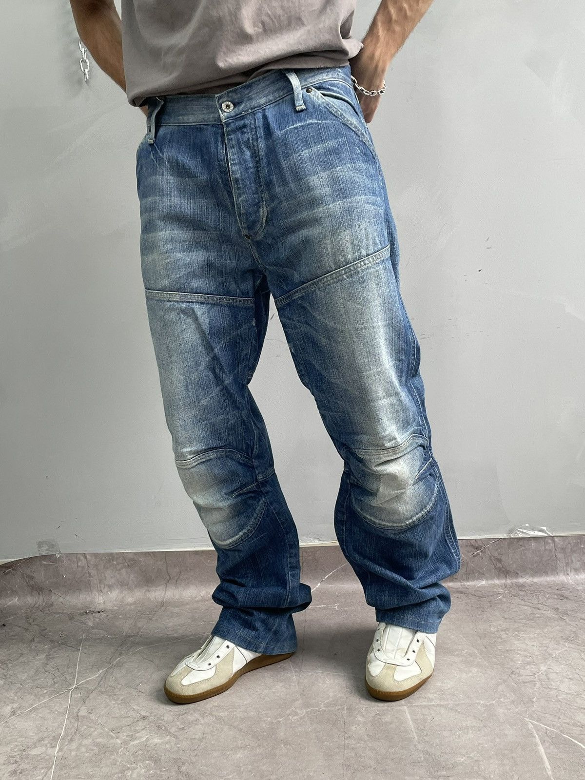 G-Star baggy rap g star raw distressed junya watanabe style pants Size US 32 / EU 48 - 3 Thumbnail