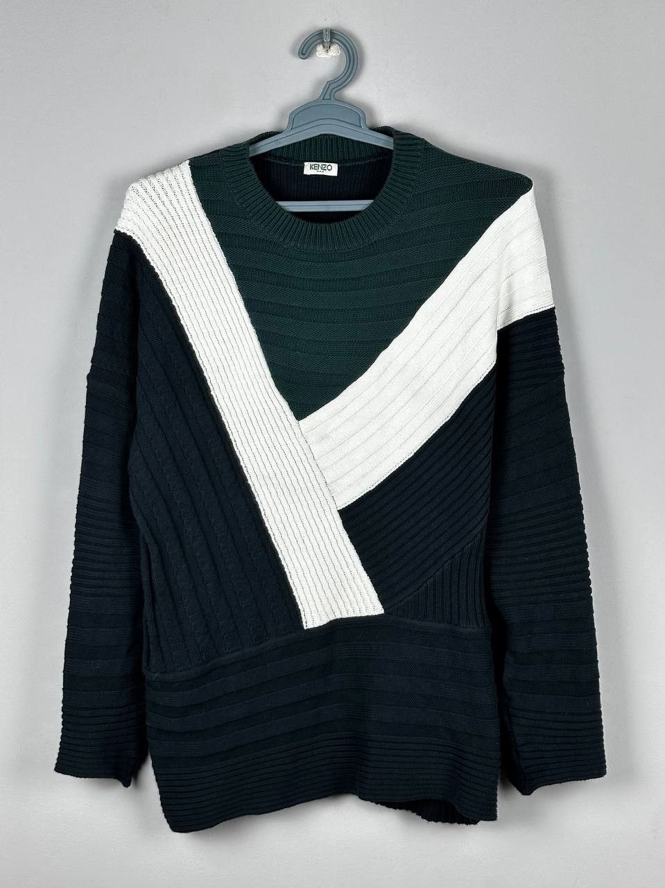 Kenzo Kenzo Vintage Heavyweight Knitted Oversized Sweater Size US L / EU 52-54 / 3 - 1 Thumbnail