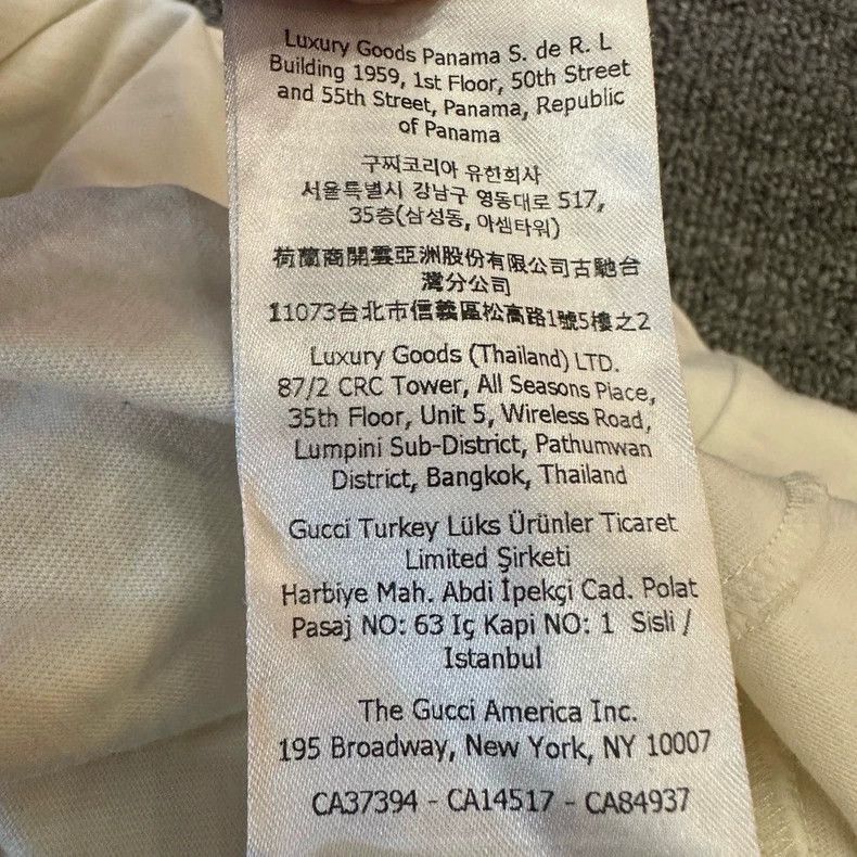Gucci GUCCI 1921 Series Logo Short Sleeve Tshirt-2505 Size US XS / EU 42 / 0 - 8 Thumbnail