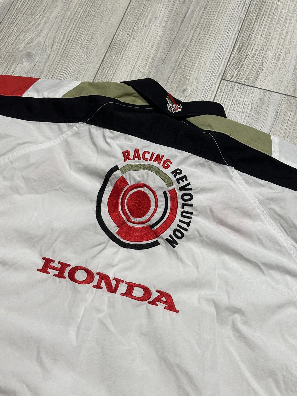 Honda Vintage F1 Honda Racing Team SS Shirt Embroidered Logo Size US XL / EU 56 / 4 - 5 Thumbnail