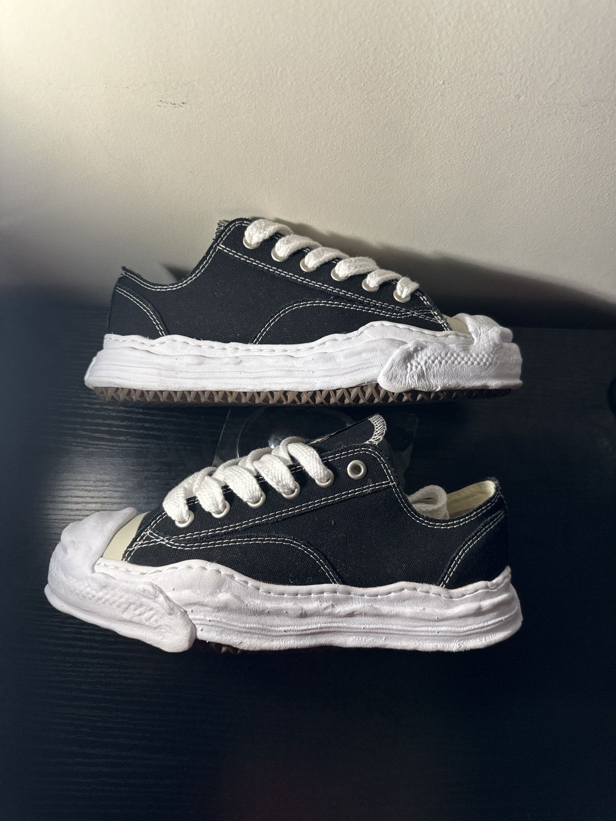 Maison Mihara Yasuhiro Hank OG Sole Canvas Low Black