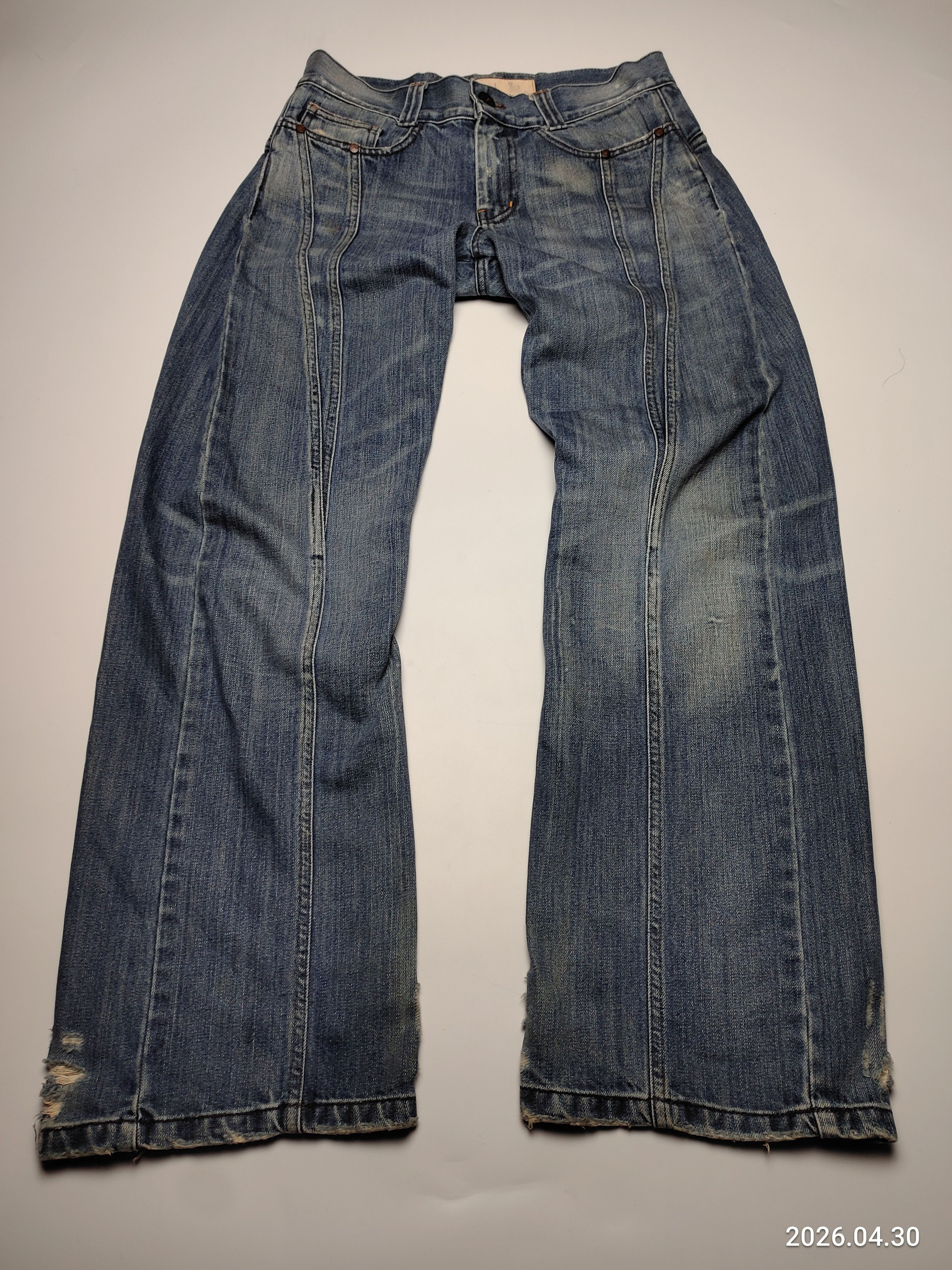 Japanese Brand vtg cotton farm denim Size US 30 / EU 46 - 1 Thumbnail