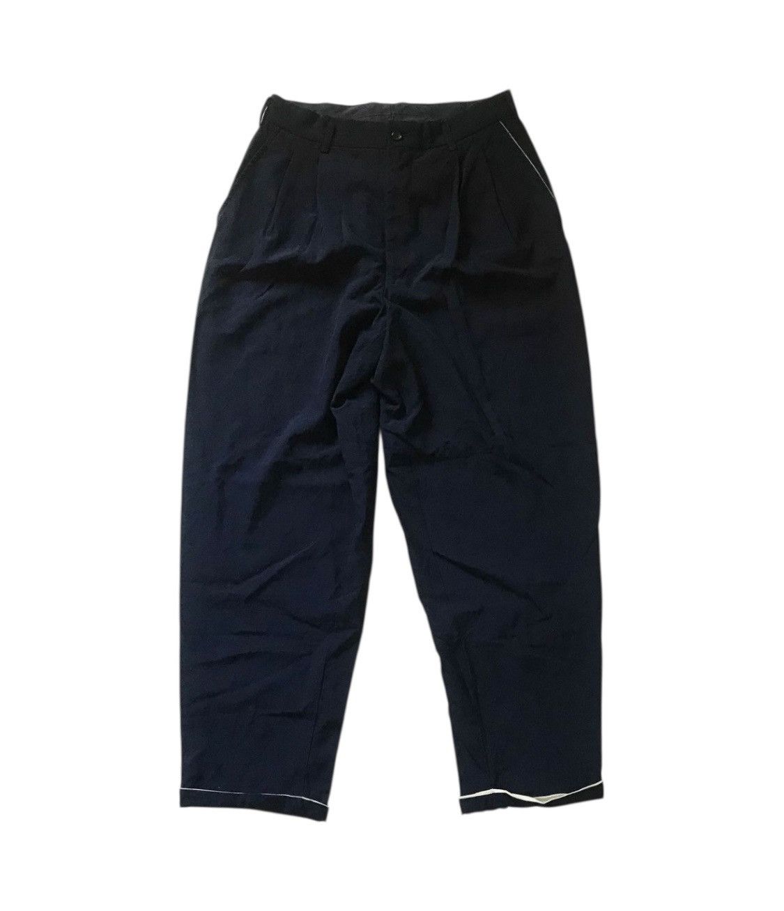 Comme des Garcons Vintage cdg homme AD91 cuffed wool trousers Size US 29 - 1 Thumbnail