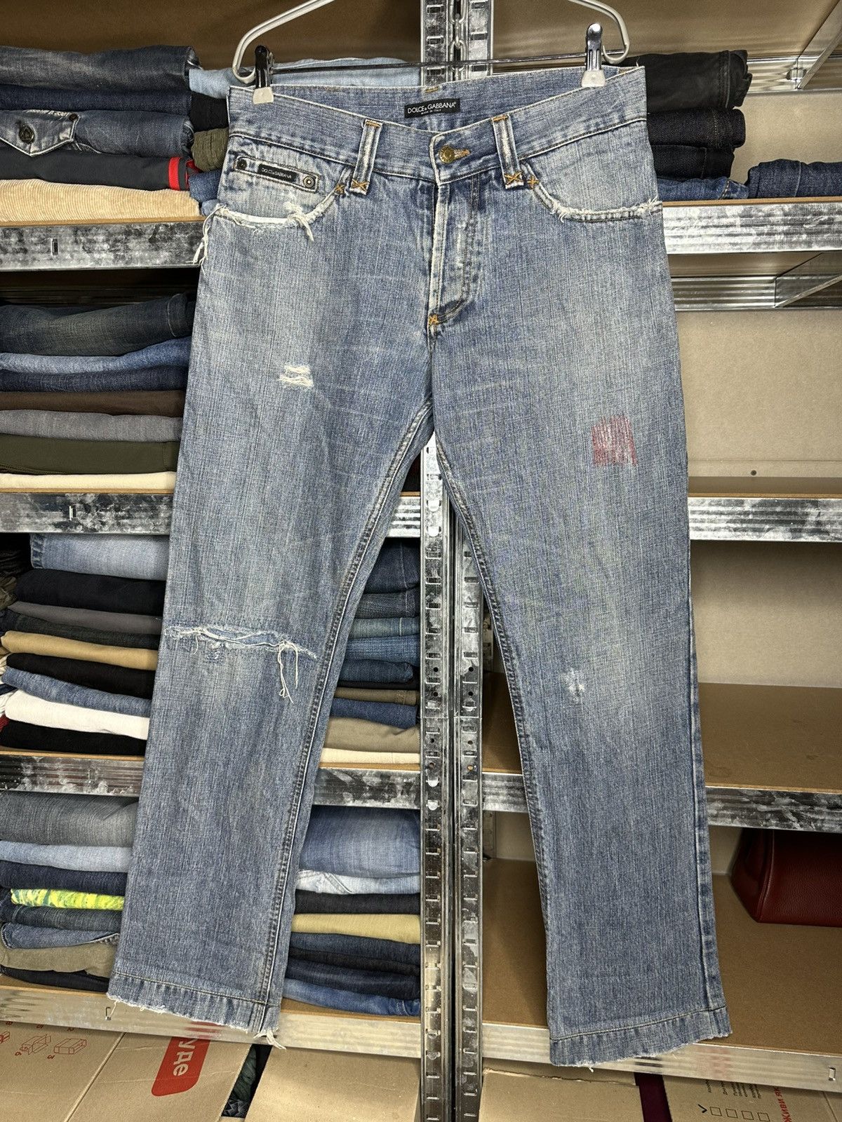 Dolce & Gabbana Dolce & Gabbana Distressed Archival Denim Jeans IT 48 Size US 32 / EU 48 - 1 Thumbnail