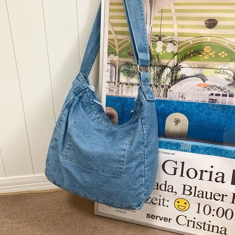 Japanese Brand Denim Crossbody Bag Size ONE SIZE - 5 Thumbnail