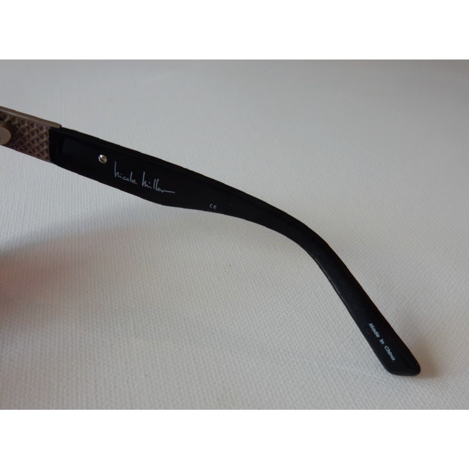 Nicole Miller Nicole Miller Sunglasses FRAMES ONLY Womens 55[]17 130 Black Frames, Prescription Lenses Size ONE SIZE - 4 Thumbnail