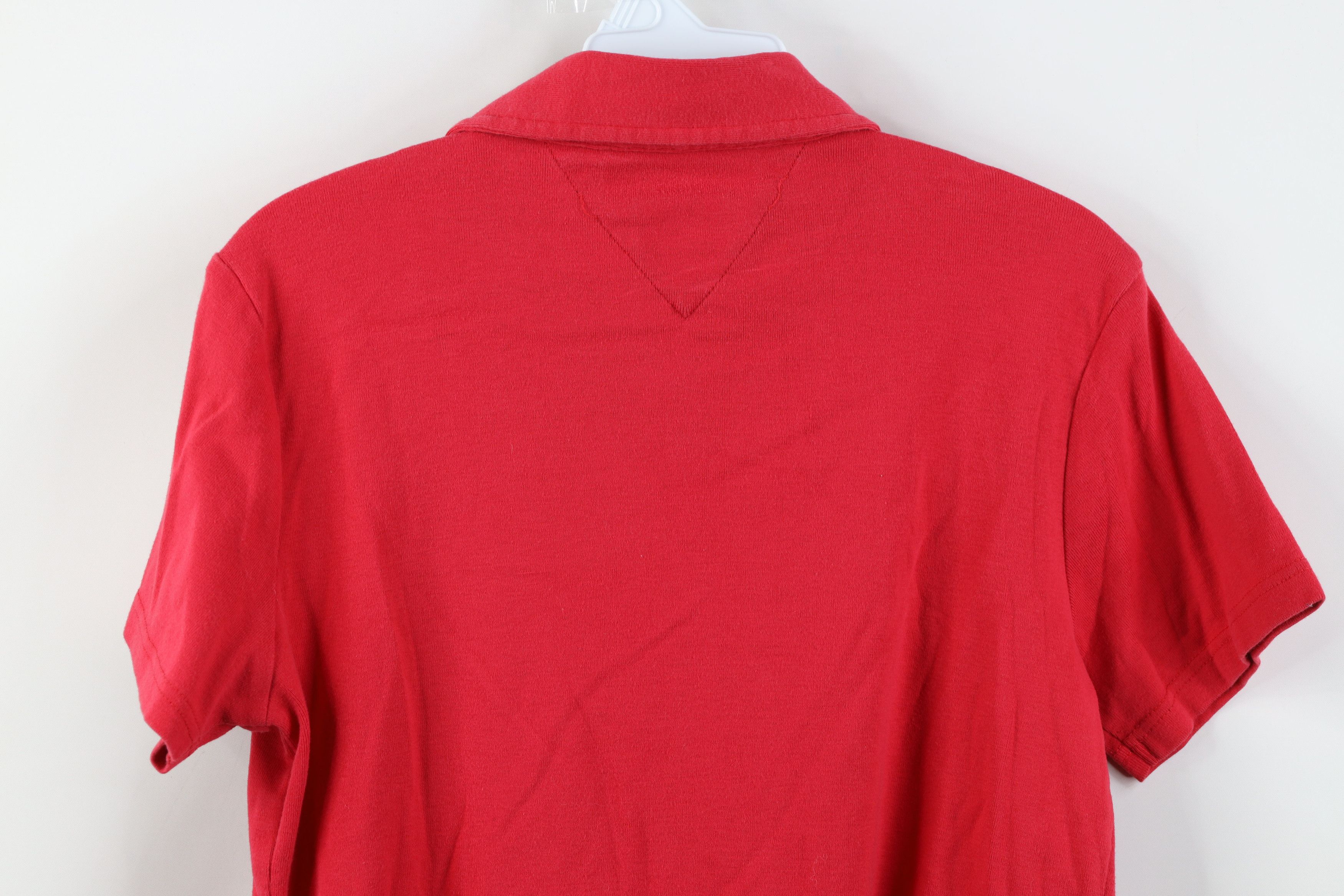 Tommy Hilfiger Vintage Y2K 2000 Tommy Hilfiger Ribbed Knit Button Shirt Size XL / US 12-14 / IT 48-50 - 13 Thumbnail