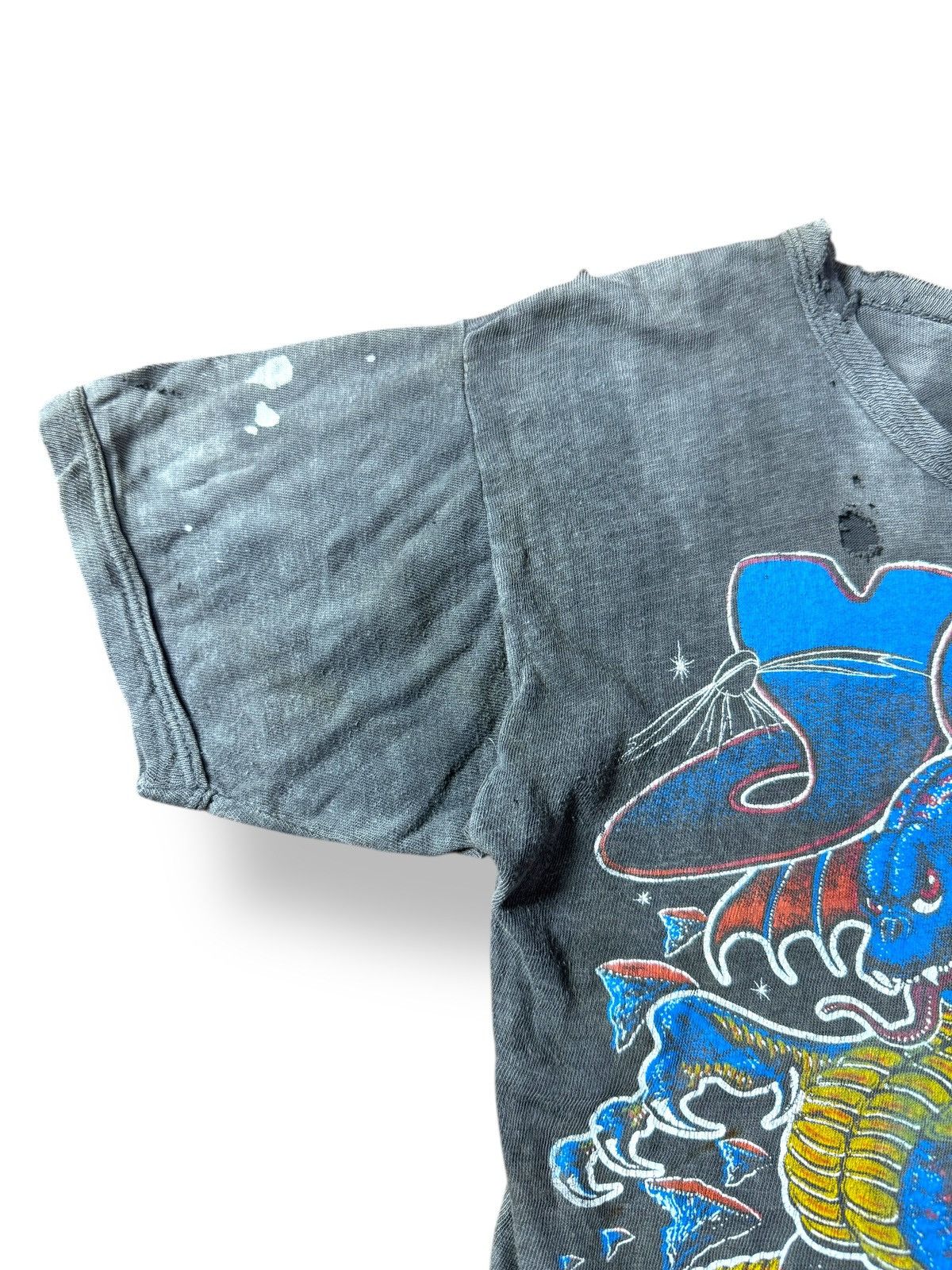 Band Tees *RARE* 1978 YES TOUR USA DRAGON THRASHED T-SHIRT ROCK BAND Size US M / EU 48-50 / 2 - 3 Thumbnail