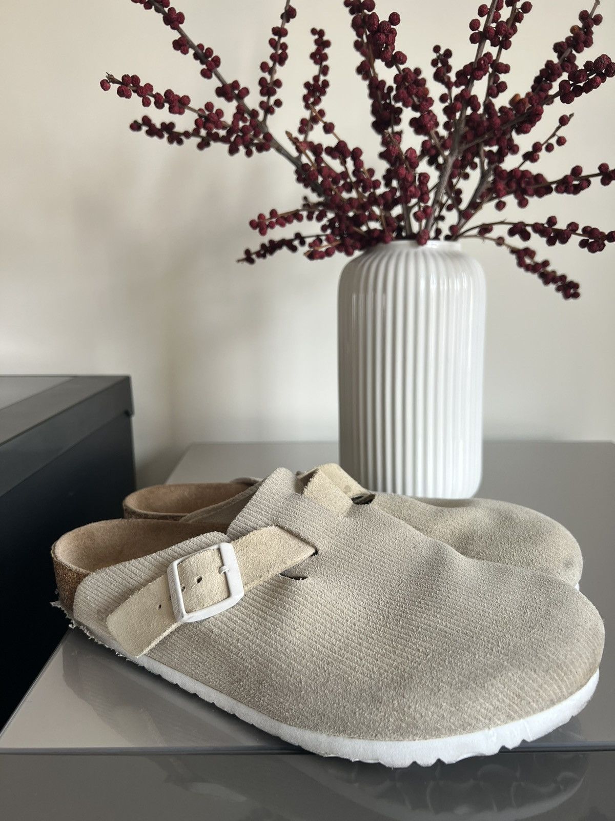 stussy birkenstock Boston 26.5 ビルケンシュトック Stussy Birkenstock | Grailed