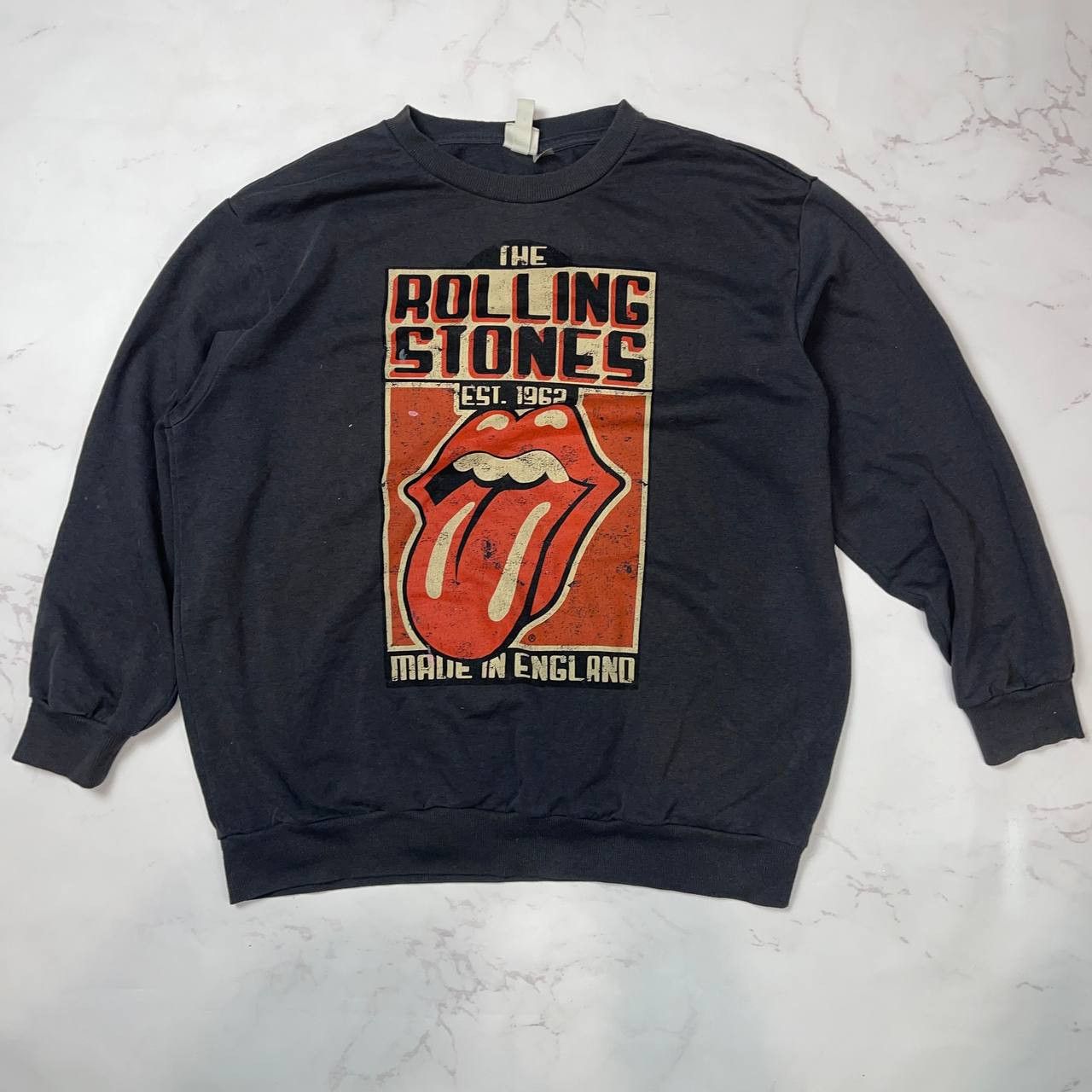 Vintage H&M Rolling Stones Crew Neck Sweatshirt Size M Size US M / EU 48-50 / 2 - 1 Thumbnail