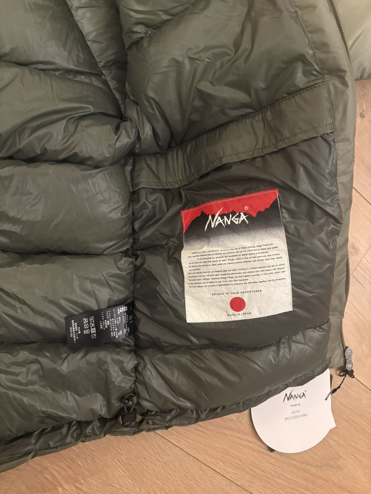 NANGA Brand New NANGA Aurora Tex Light Down Jacket MIKAMI – Sage Size US M / EU 48-50 / 2 - 8 Thumbnail