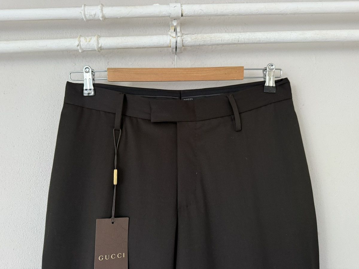 Gucci Gucci Classic Black Wool Trousers with Stretch – Size 48R Size US 32 / EU 48 - 2 Thumbnail
