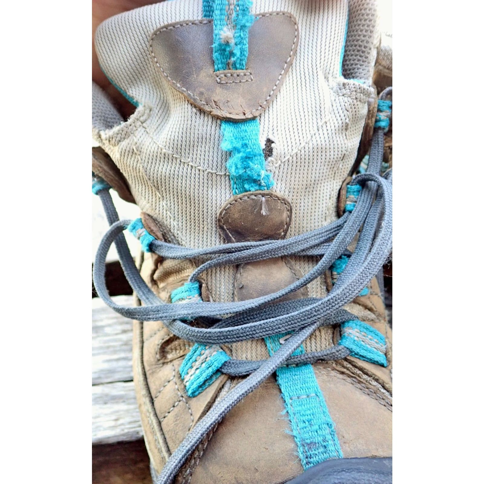 KEEN VINTAGE KEEN Targhee II Mid Leather Waterproof Hiking Boots Womens Size 8.5 Brown Teal Size US 9 / IT 39 - 5 Thumbnail
