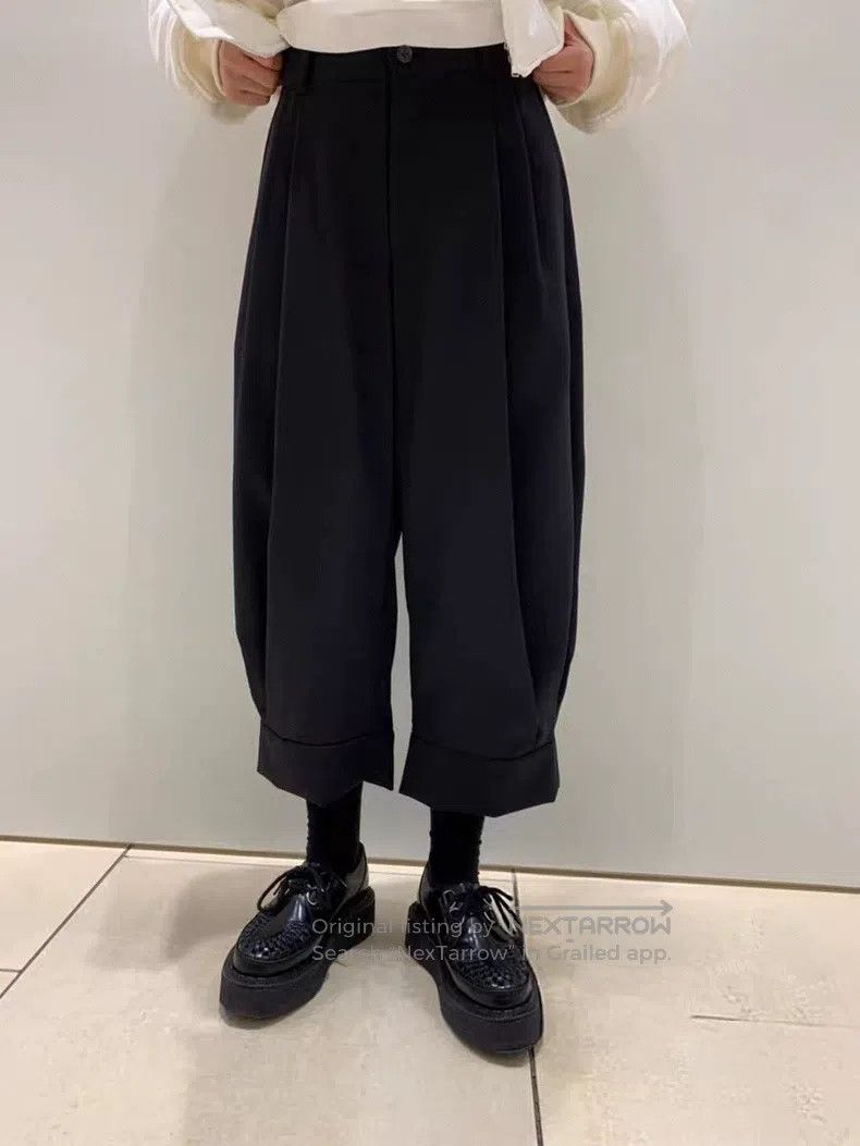 Comme des Garcons Comme Des Garcons size S Black blue elastic wool lantern p Size 23" - 3 Thumbnail