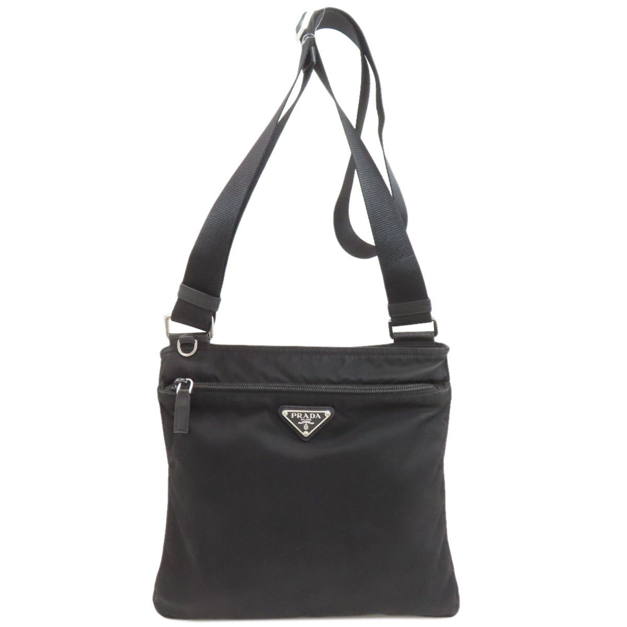 Prada Prada logo hardware shoulder bag, nylon, women's. Size ONE SIZE - 1 Thumbnail