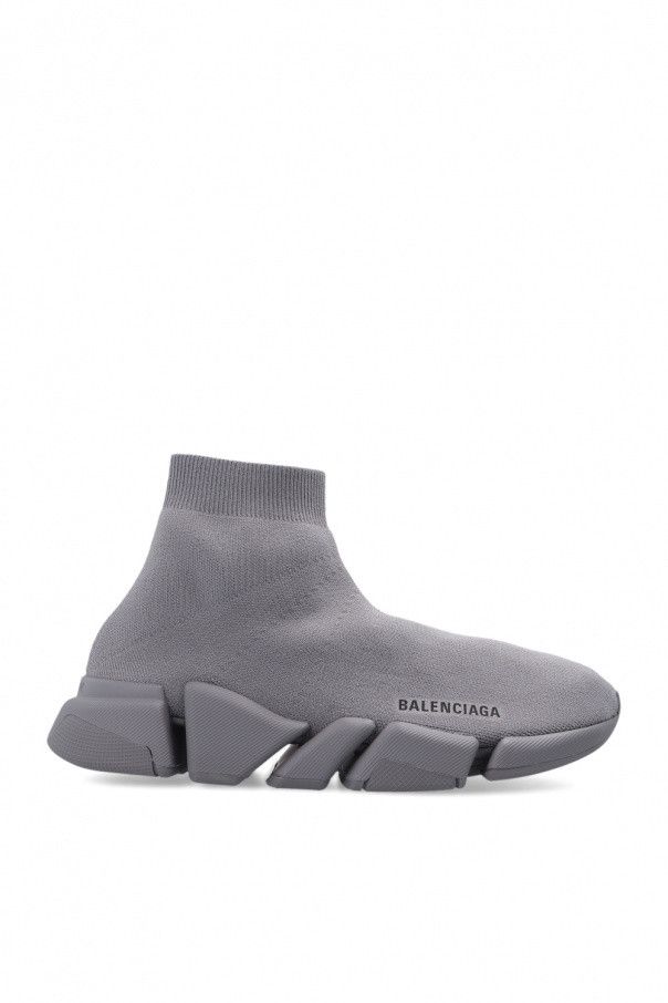 Balenciaga o1bcso1str1024 Speed 2.0 Recycled Knit Sneakers in Dark Grey Size US 5 / IT 35 - 1 Thumbnail