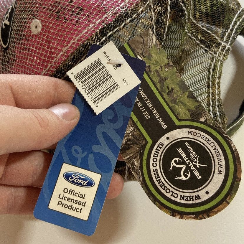 Ford Ford Realtree Y2K racing pink cap Size ONE SIZE - 7 Thumbnail