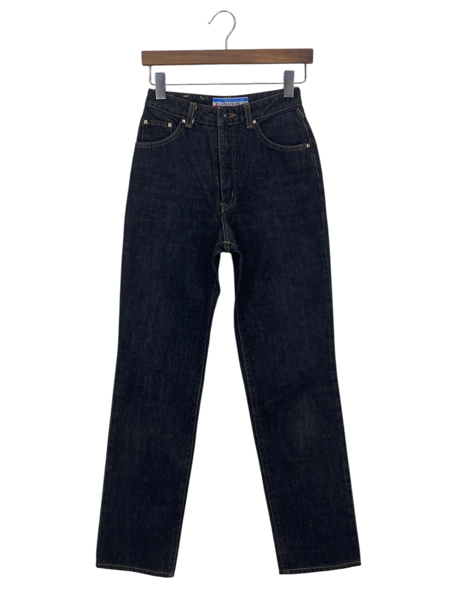 Edwin Something by Edwin Jeans High Waisted Pants New Age Cowboys Size 24" / US 00 / IT 34 - 2 Thumbnail