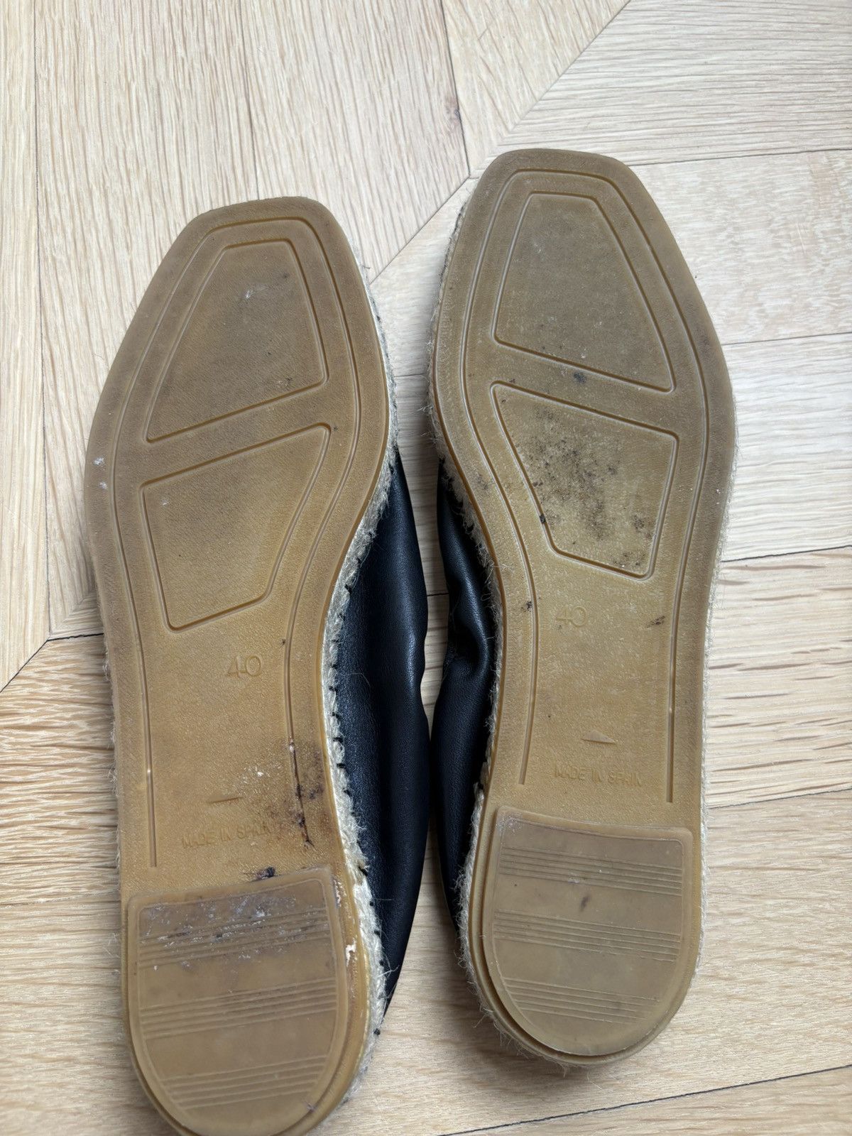 Other UNBRANDED BLACK LEATHER ESPADRILLES SIZE 40 Size US 10 / IT 40 - 5 Thumbnail